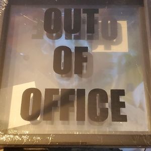 Frontgate decor sign put in office etc imported have two